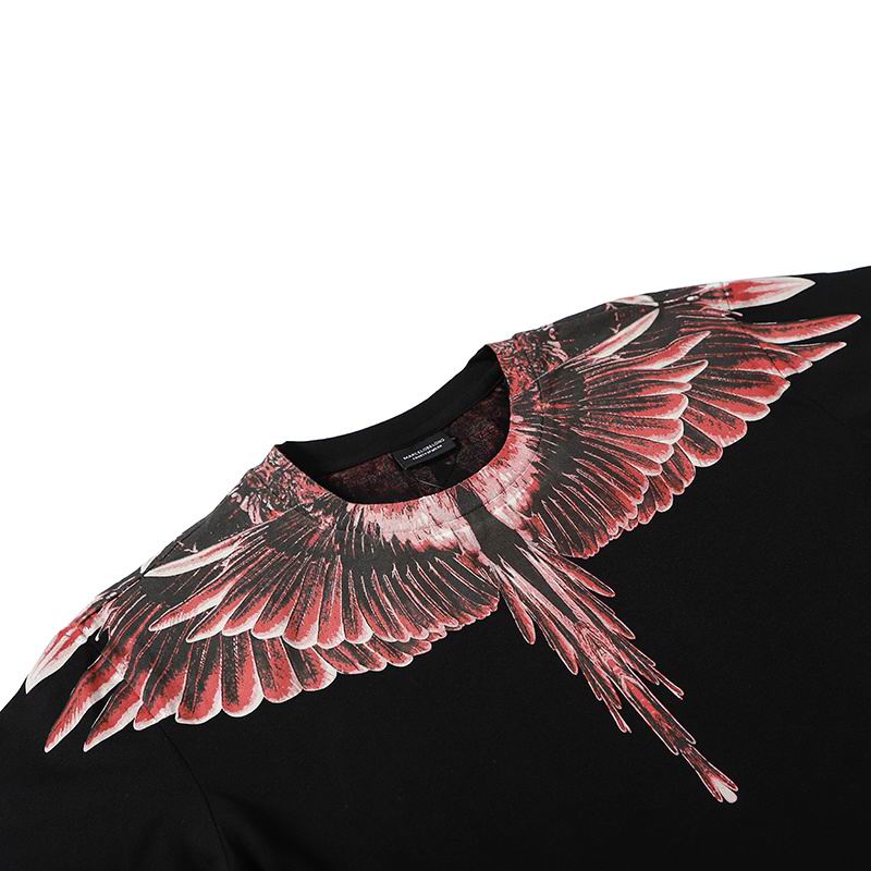 Ghost Wings Red Graphic Black
