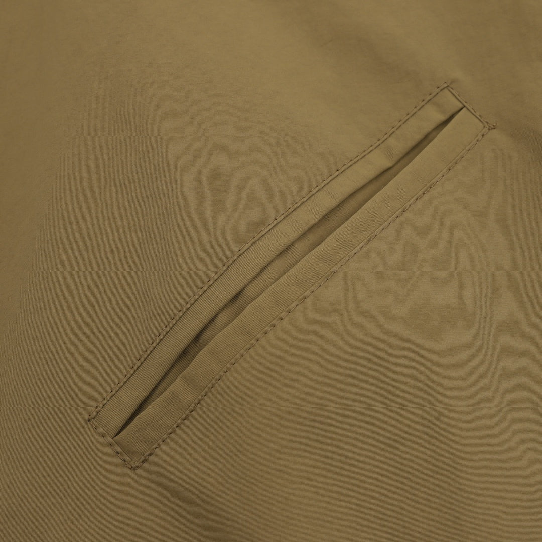 Corduroy Collar Olive Brown