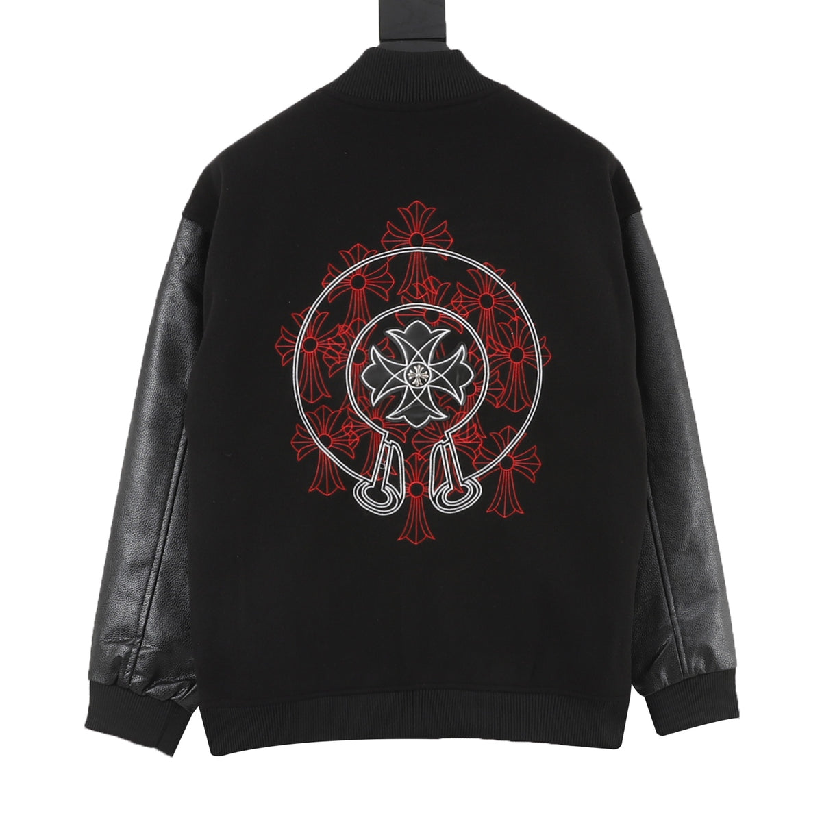 Cross Varsity Jacket Black