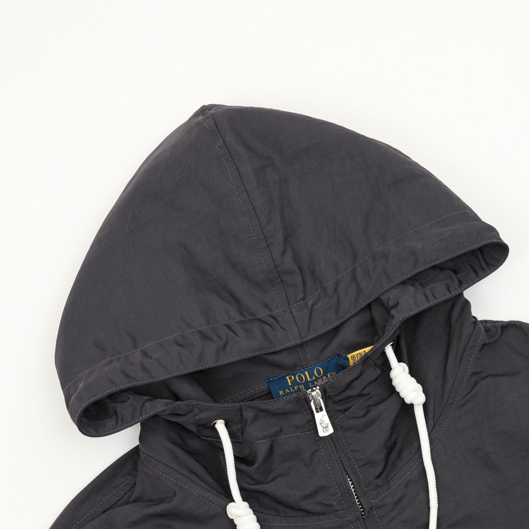 Lightweight Hooded Windbreaker Black
