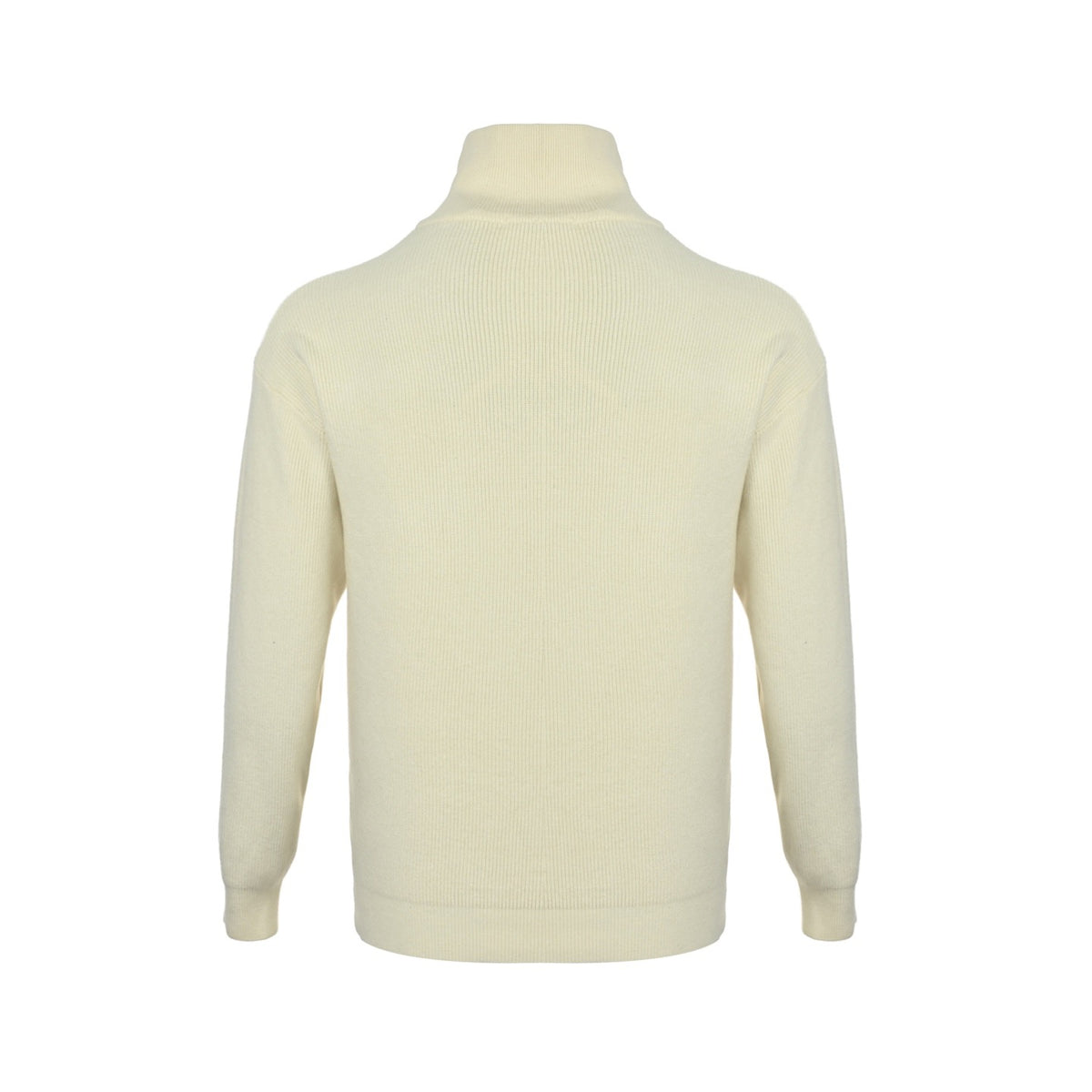 Anagram Pocket Quarter-Zip Cream / Beige