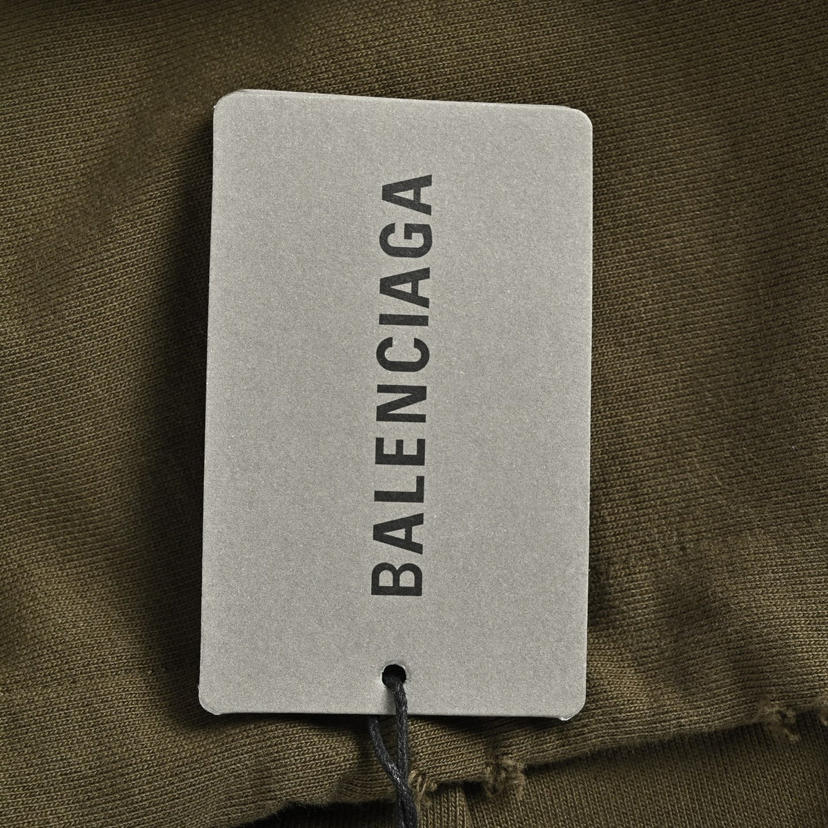 Campaign Logo Embroidered Oversized Hoodie Military Green