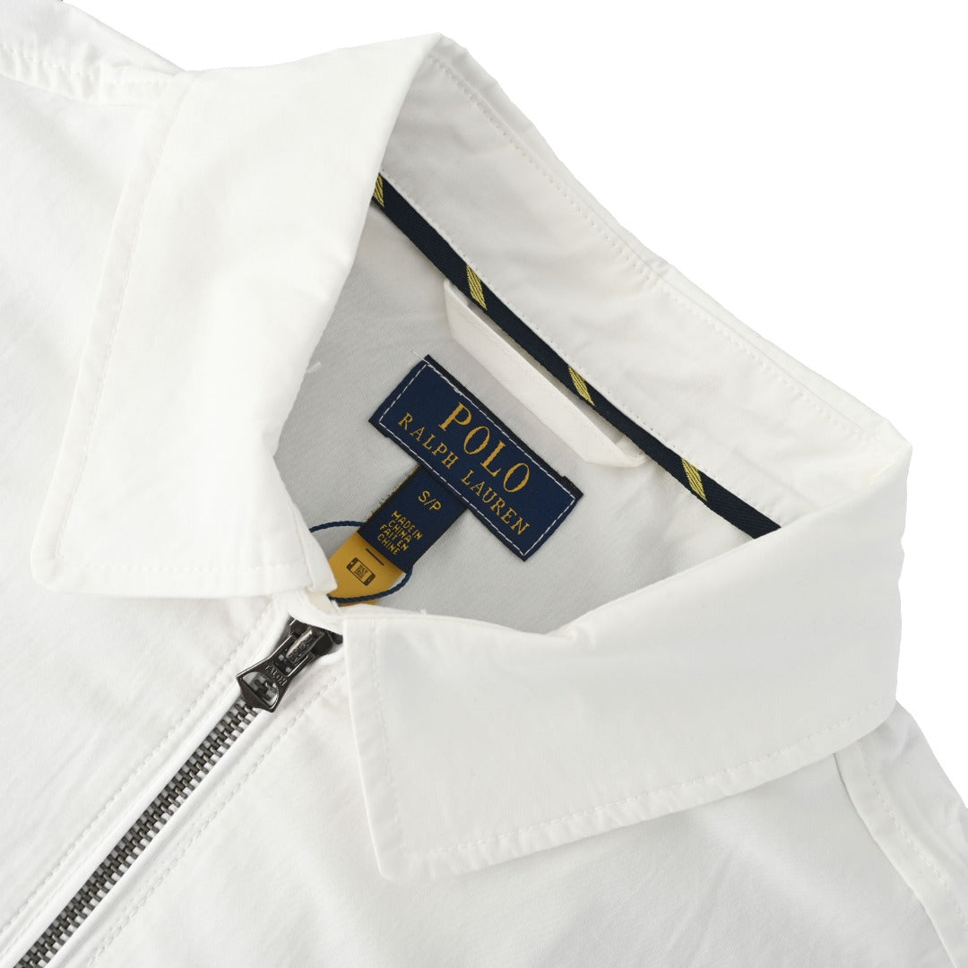 The Bayport Poplin Jacket Ceramic White