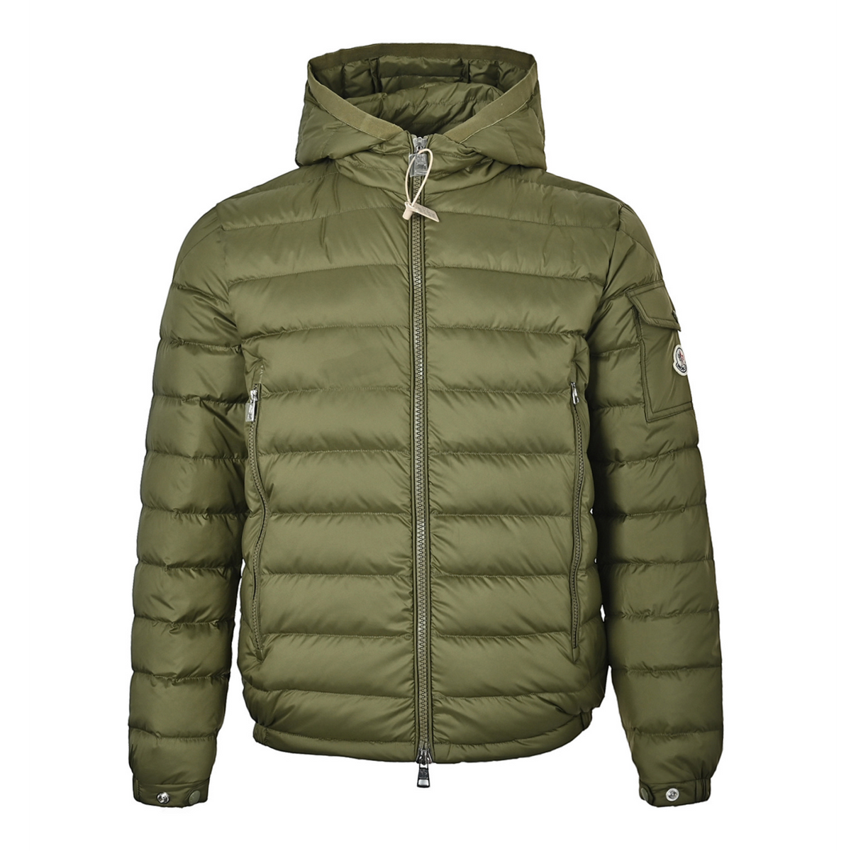 Najan Hooded Short Down Olive Green