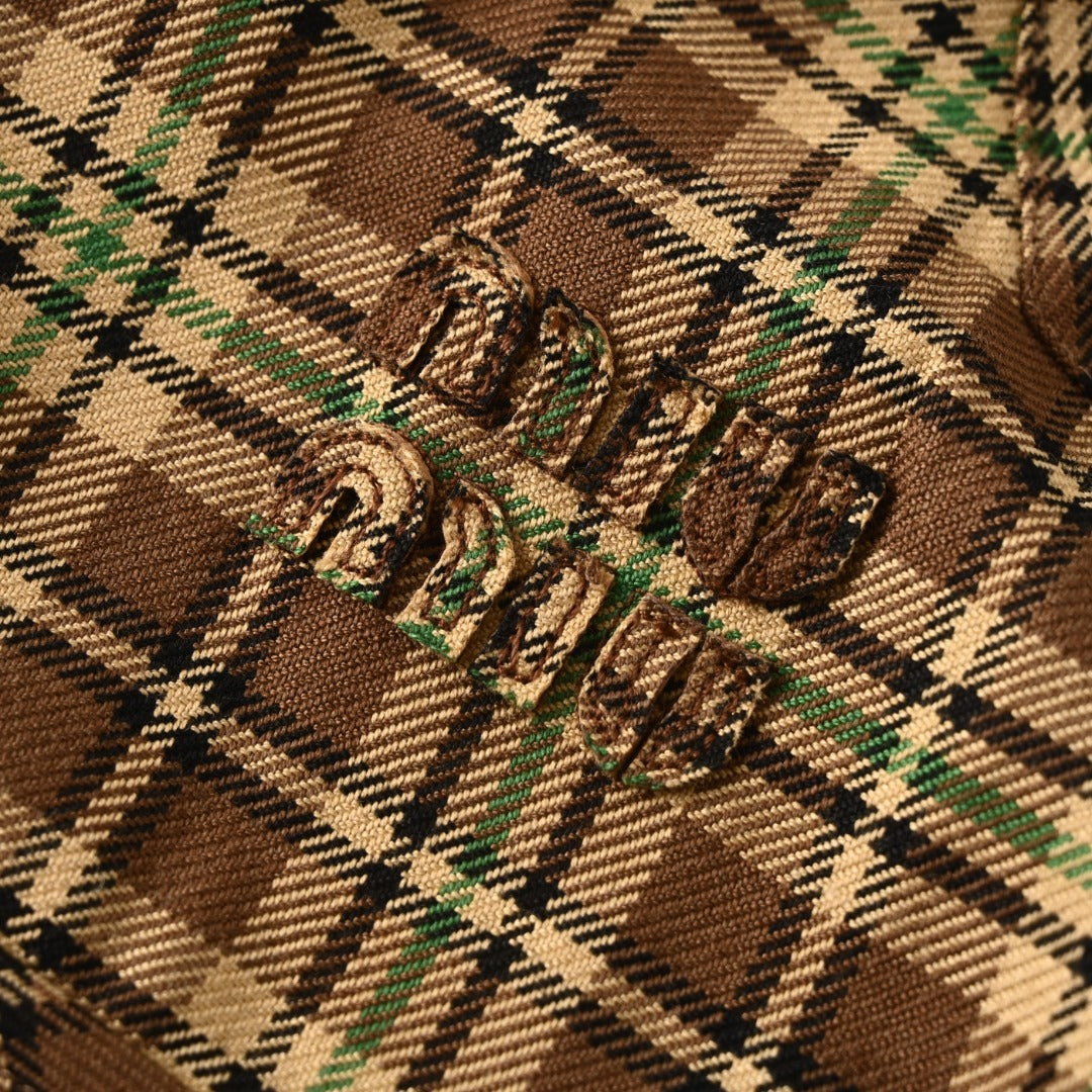Oversized Plaid Brown