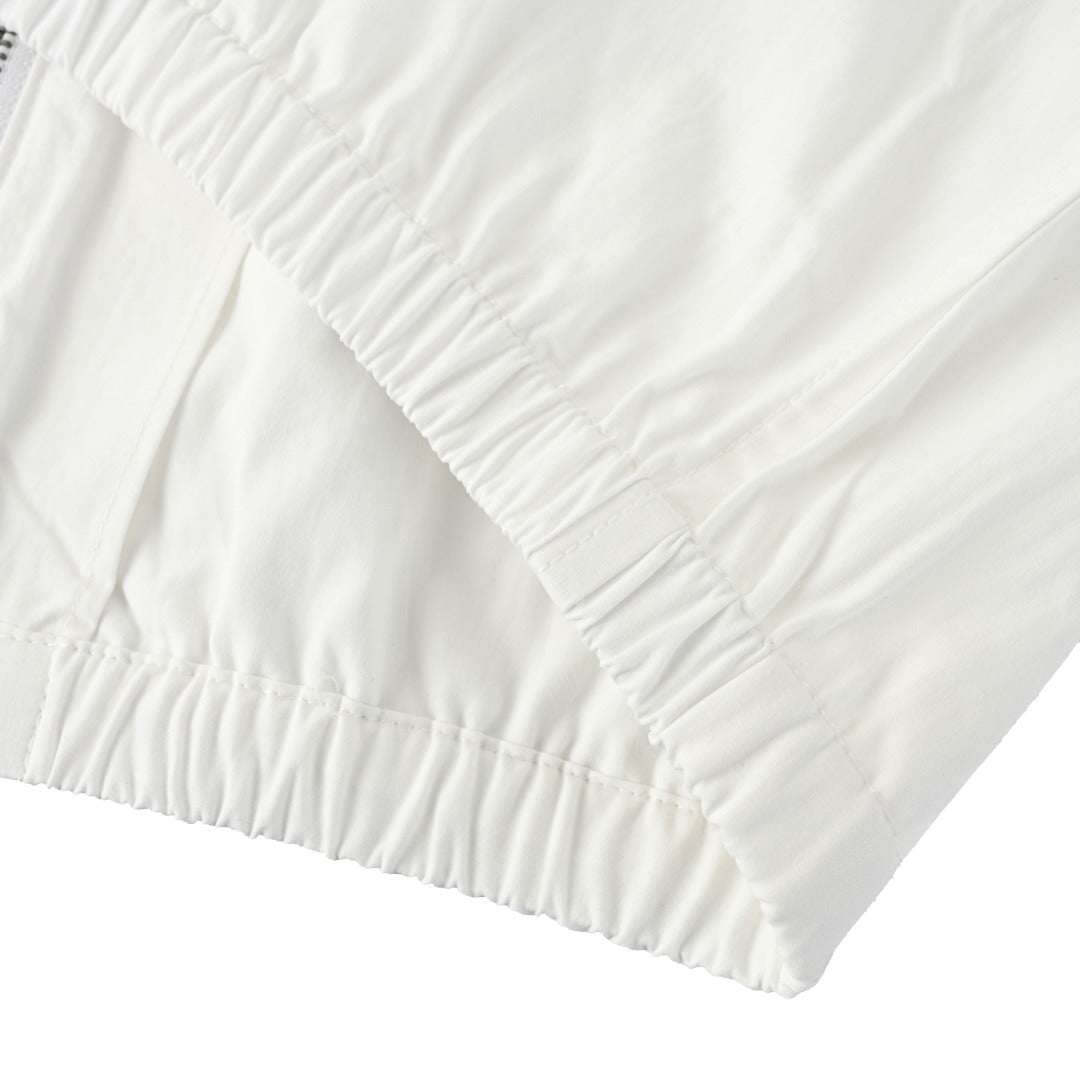 The Bayport Poplin Jacket Ceramic White