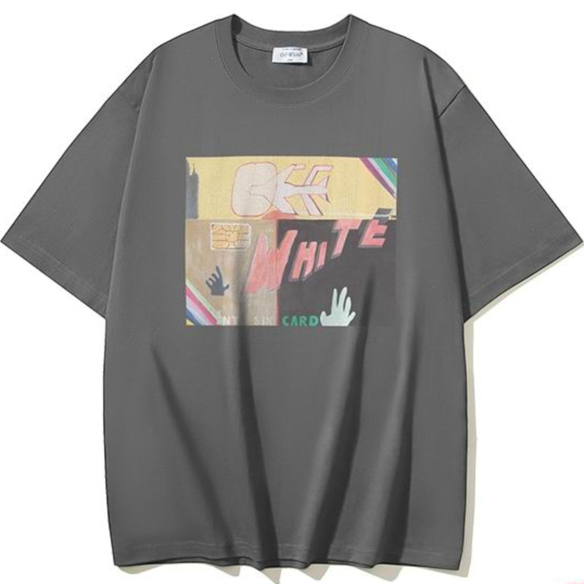 Shimada Logo Skate T-Shirt Grey