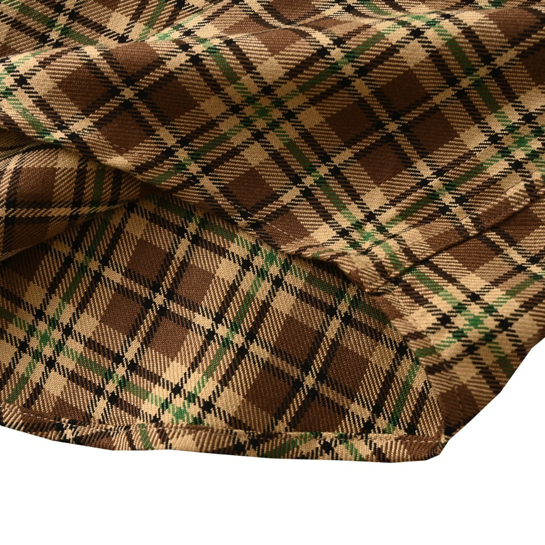 Oversized Plaid Brown