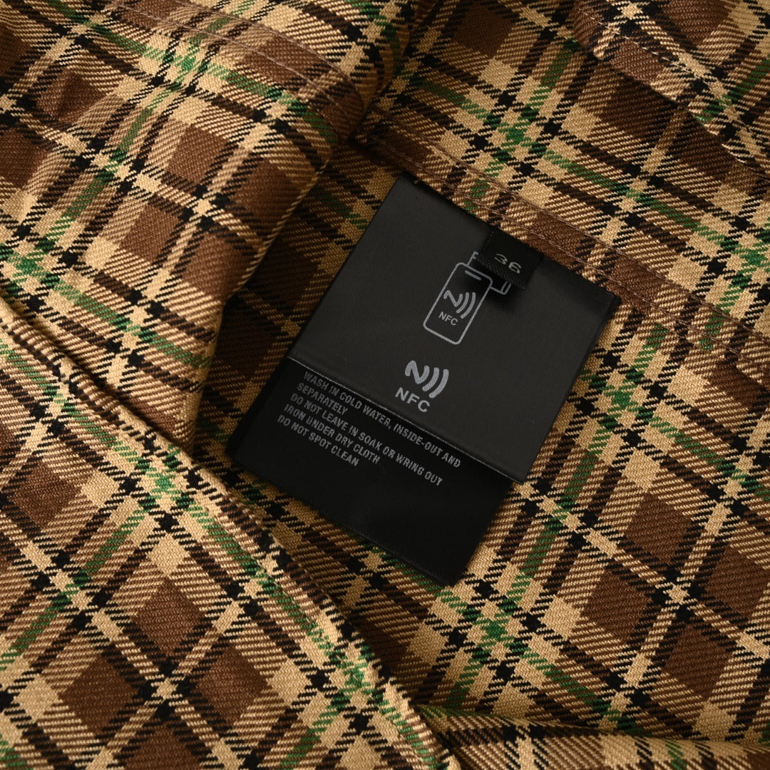 Oversized Plaid Brown