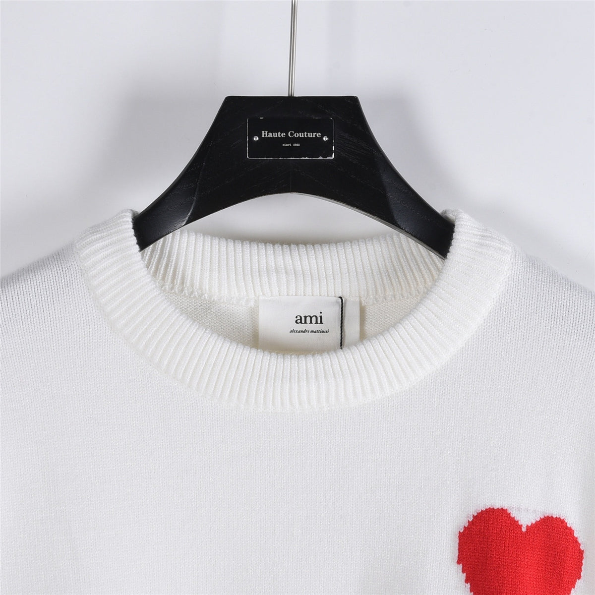 Ami de Coeur Red Heart Logo Off-White