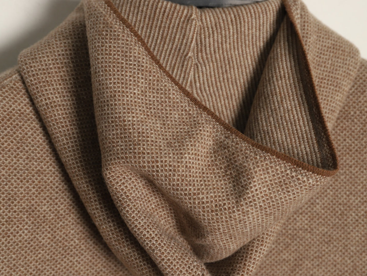 Varallo Full-Zip Hoodie Oatmeal Beige