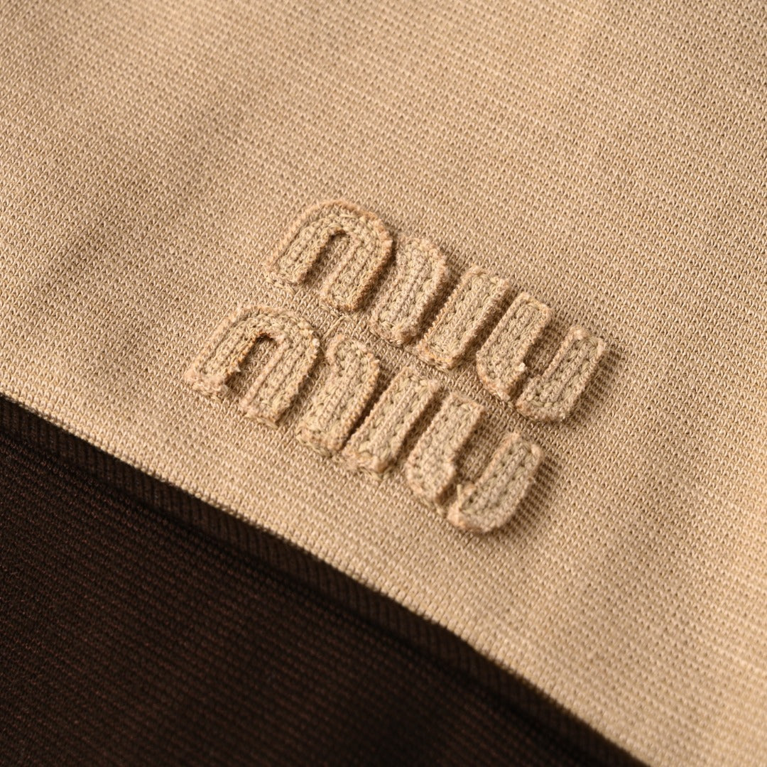 Colorblock Zip-Up Cocoa & Sand