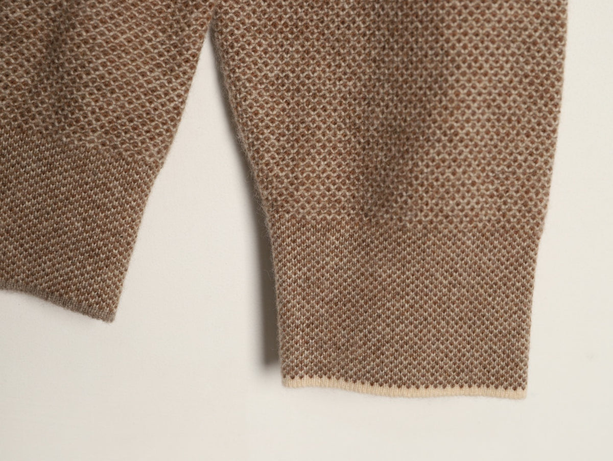 Varallo Full-Zip Hoodie Oatmeal Beige