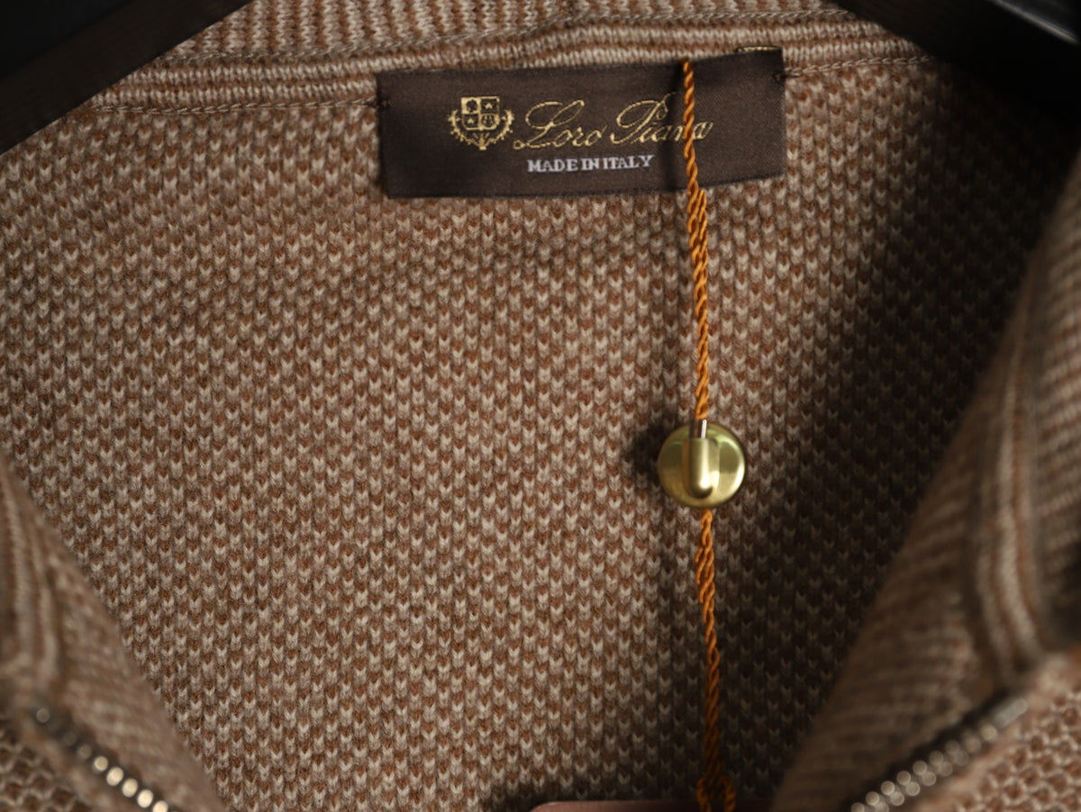 Varallo Full-Zip Hoodie Oatmeal Beige