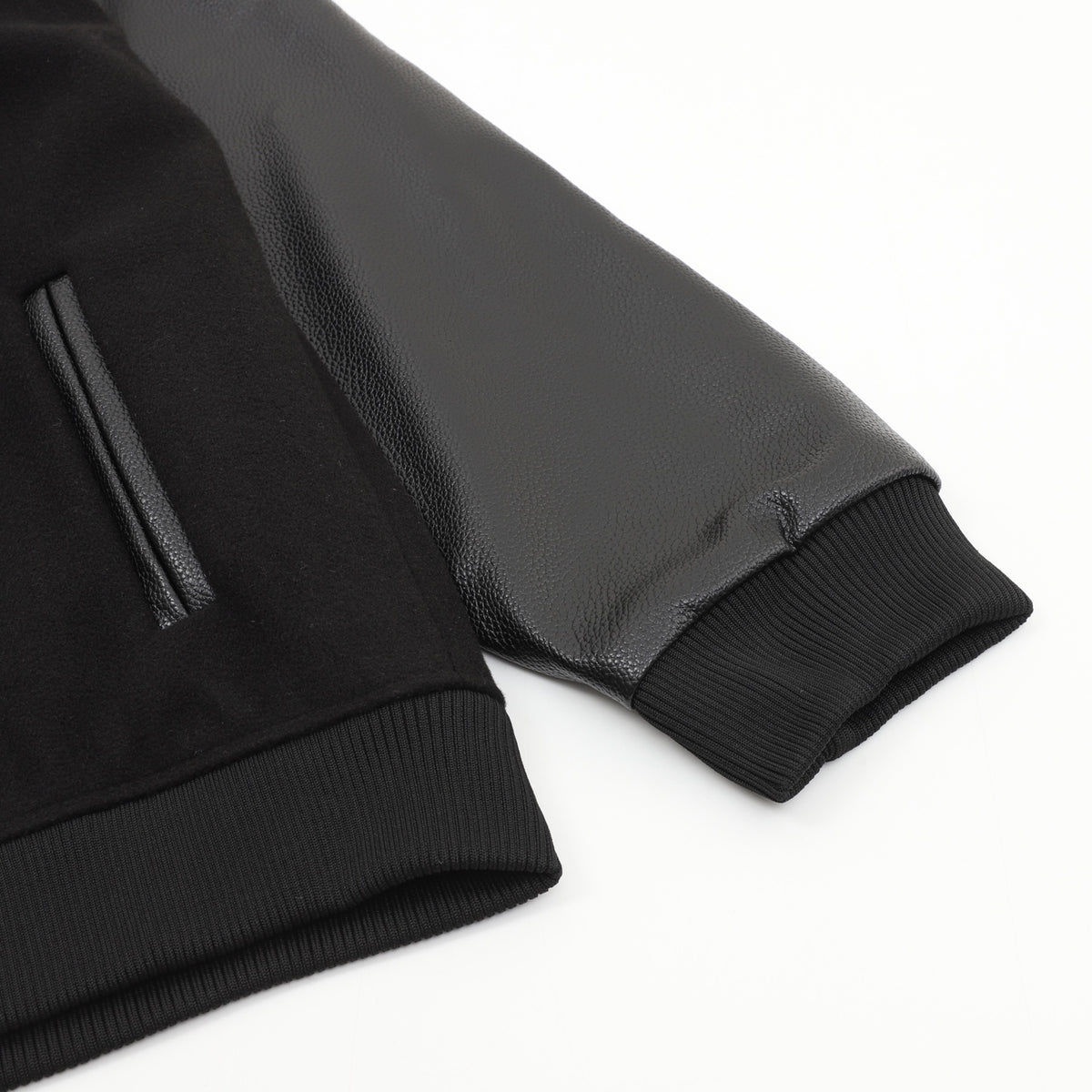 Cross Varsity Jacket Black