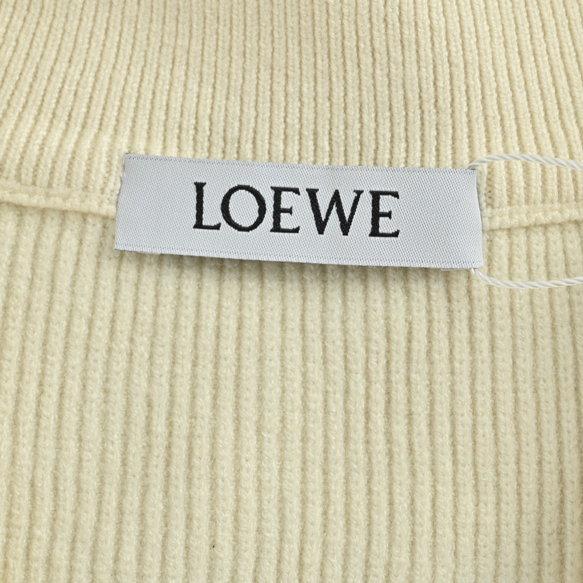 Anagram Pocket Quarter-Zip Cream / Beige