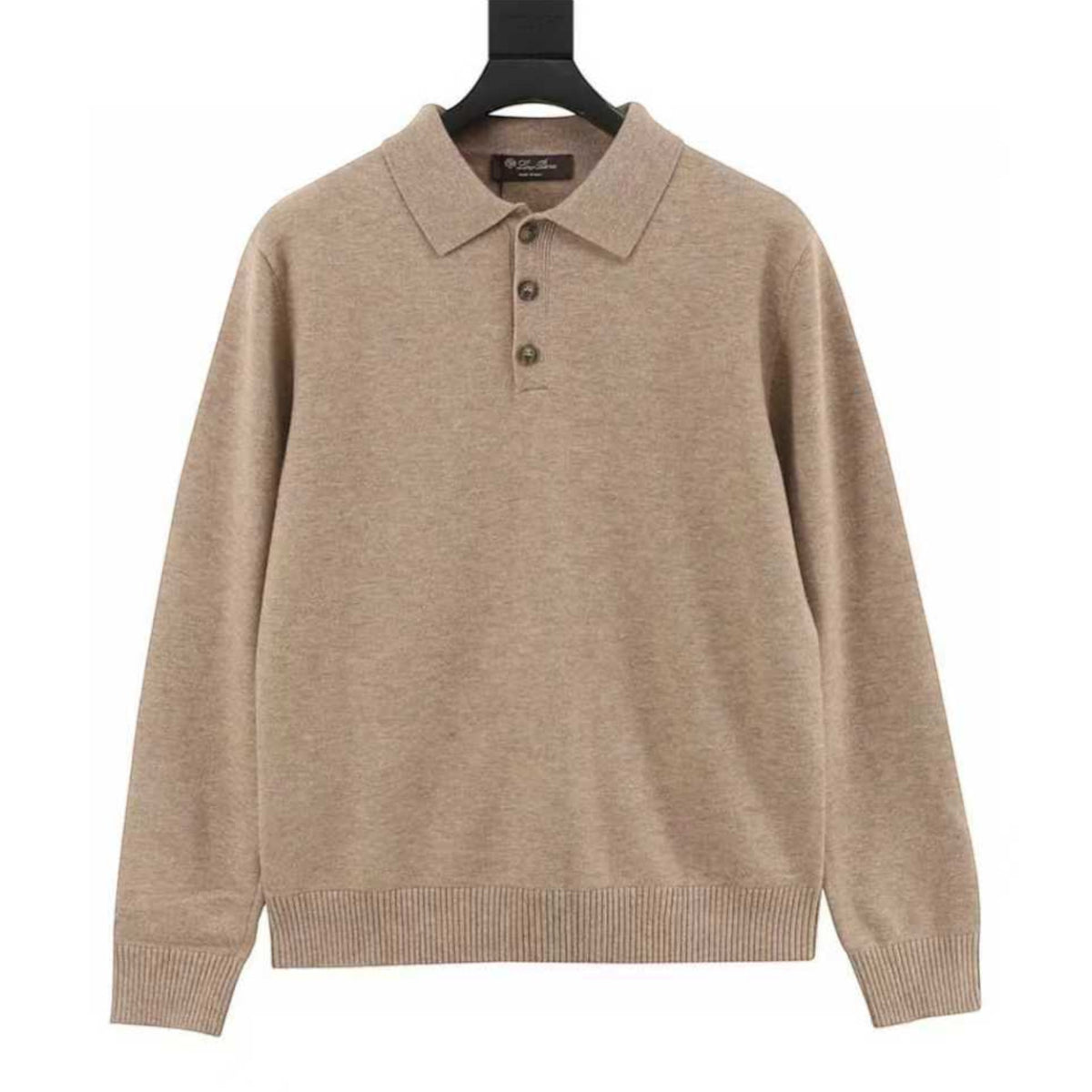 Knit Polo Camel