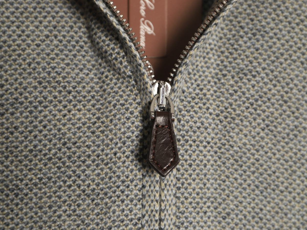 Varallo Full-Zip Hoodie Light Grey