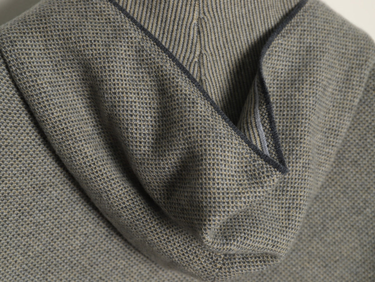 Varallo Full-Zip Hoodie Light Grey
