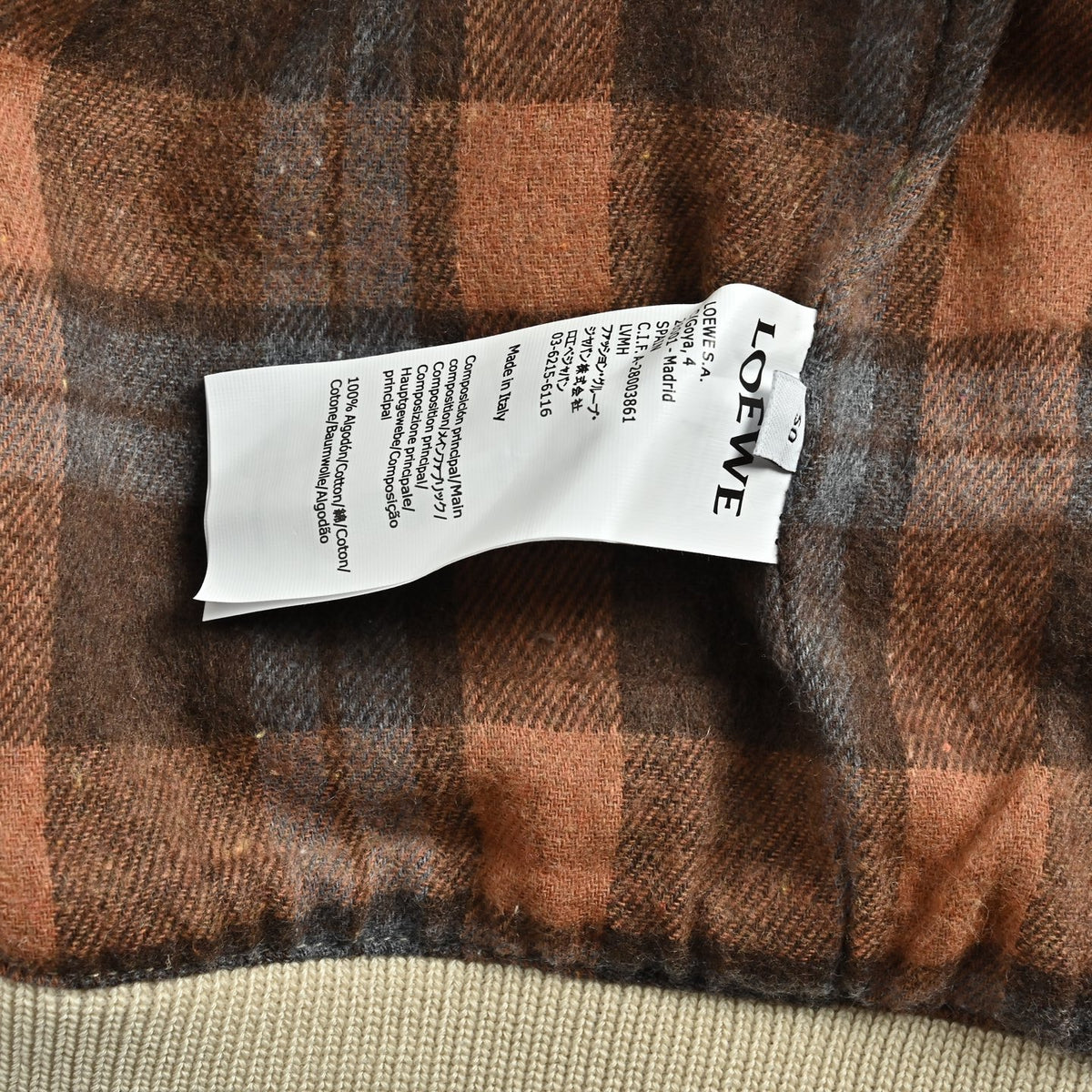 Wool-Blend Bomber Light Beige