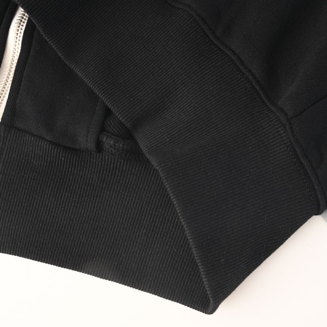 Ami de Coeur Zipped Black & Ivory