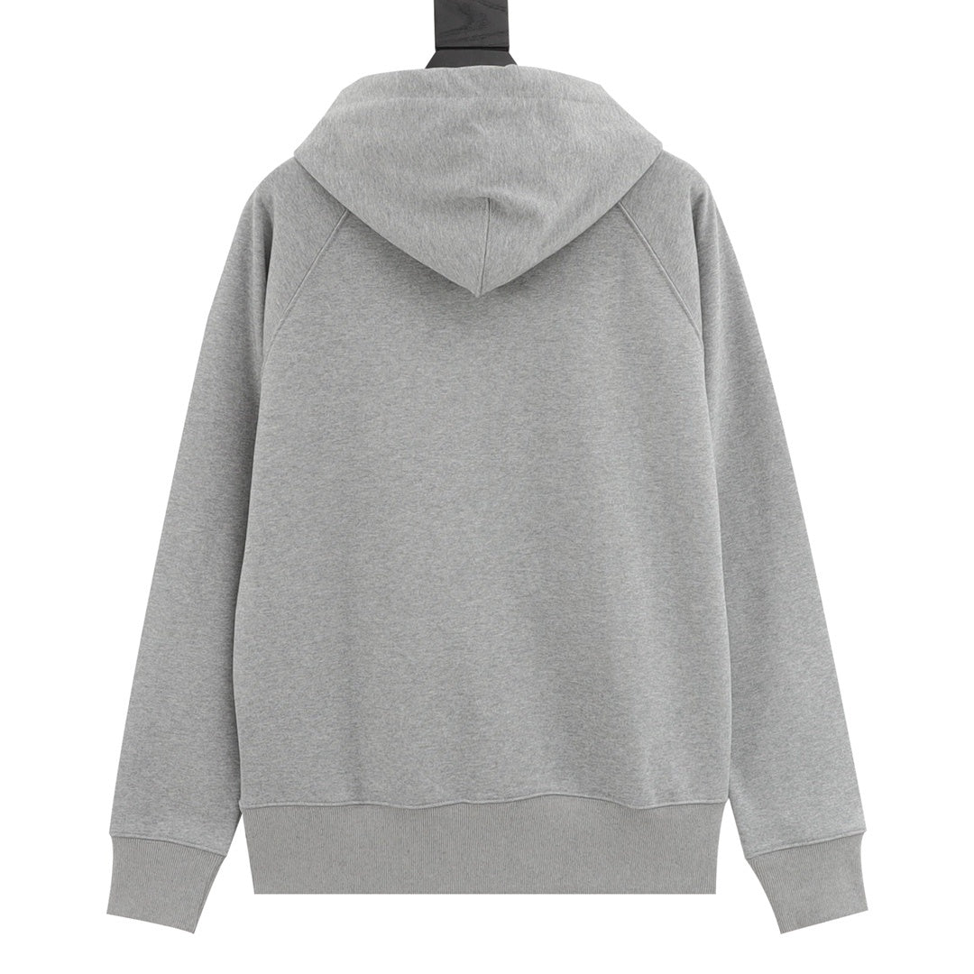 Ami de Coeur Red Heart Zip-Up Grey