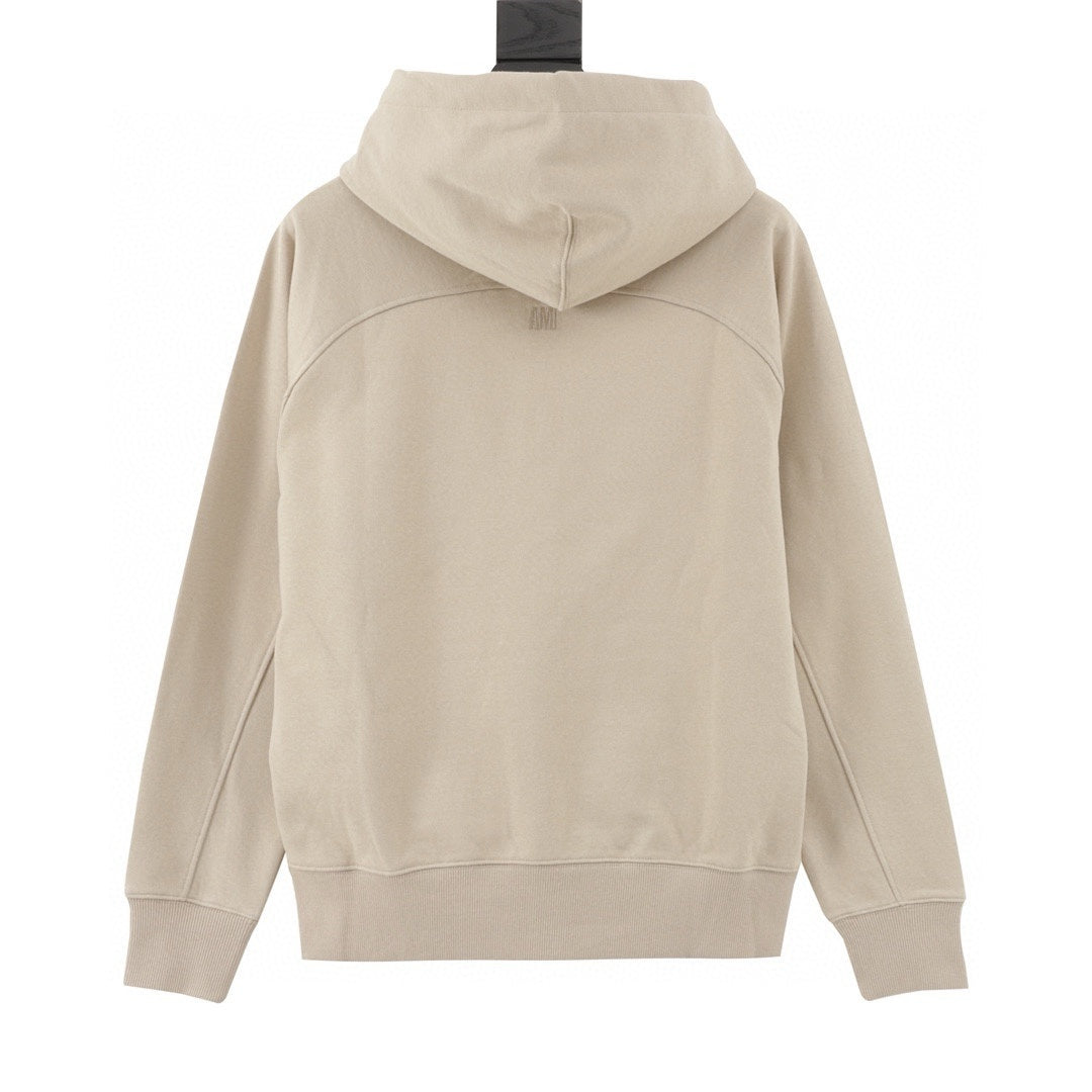Ami de Coeur Tonal Zip-Up Beige