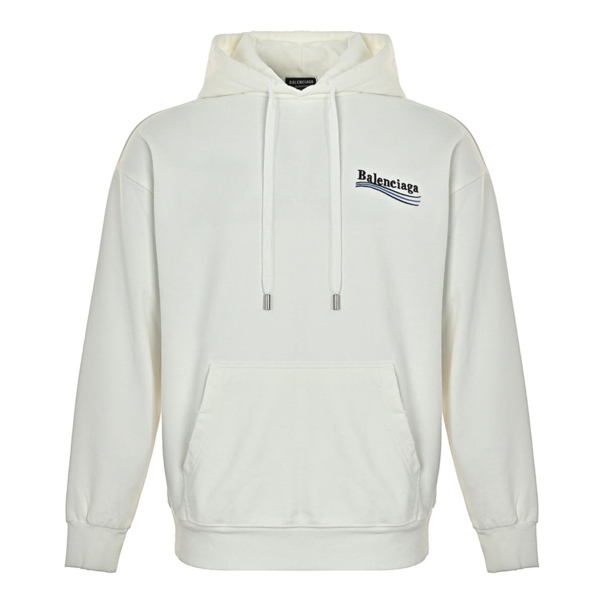Political Campaign Medium Fit Hoodie White