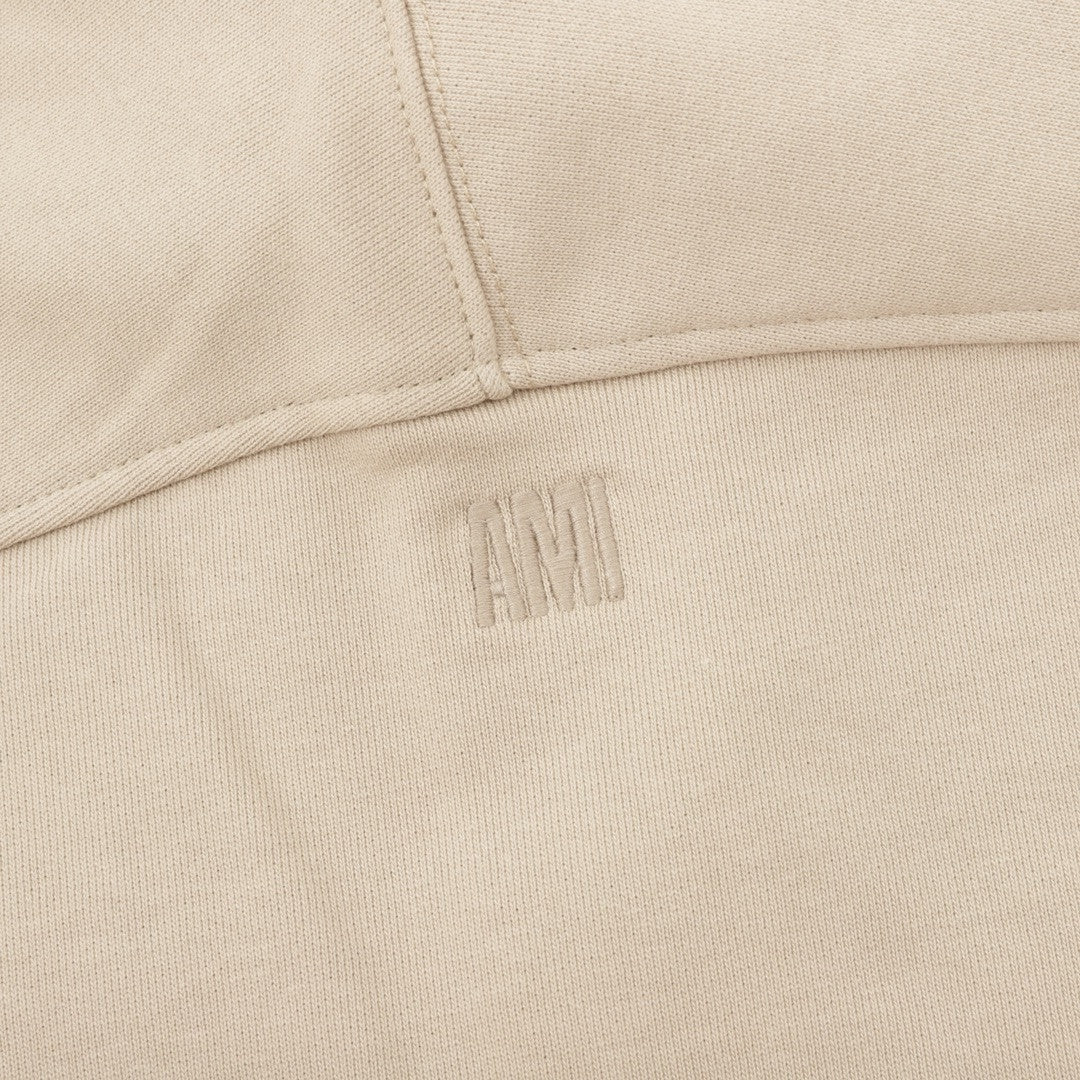 Ami de Coeur Tonal Zip-Up Beige