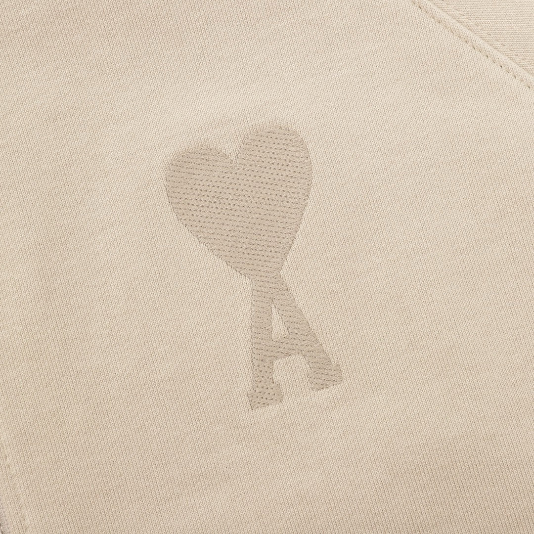 Ami de Coeur Tonal Zip-Up Beige