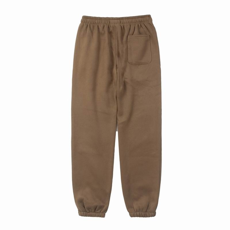 Fleece Drawstring Sweatpants Brown