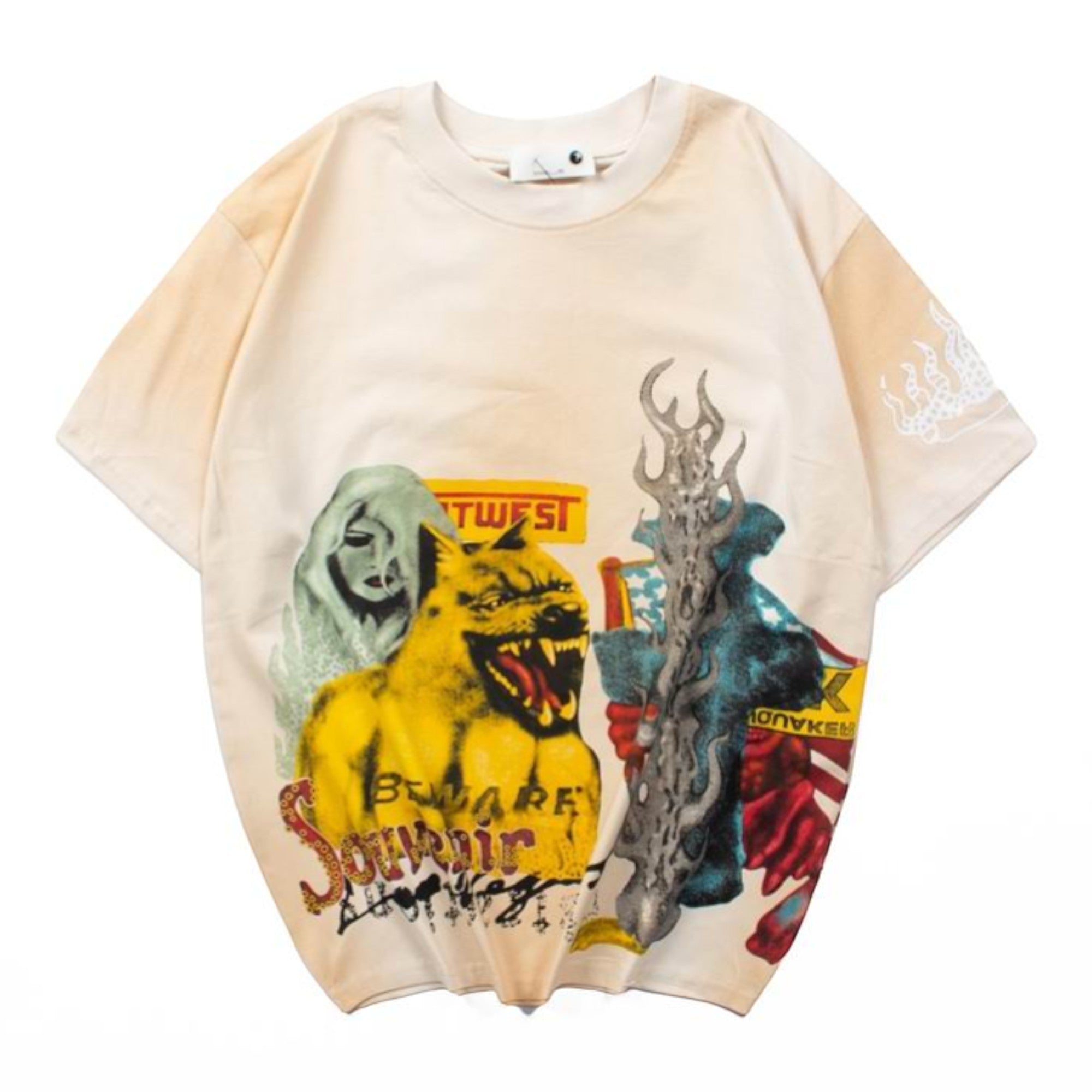 Bazaar Souvenir Graphic T-Shirt Brown