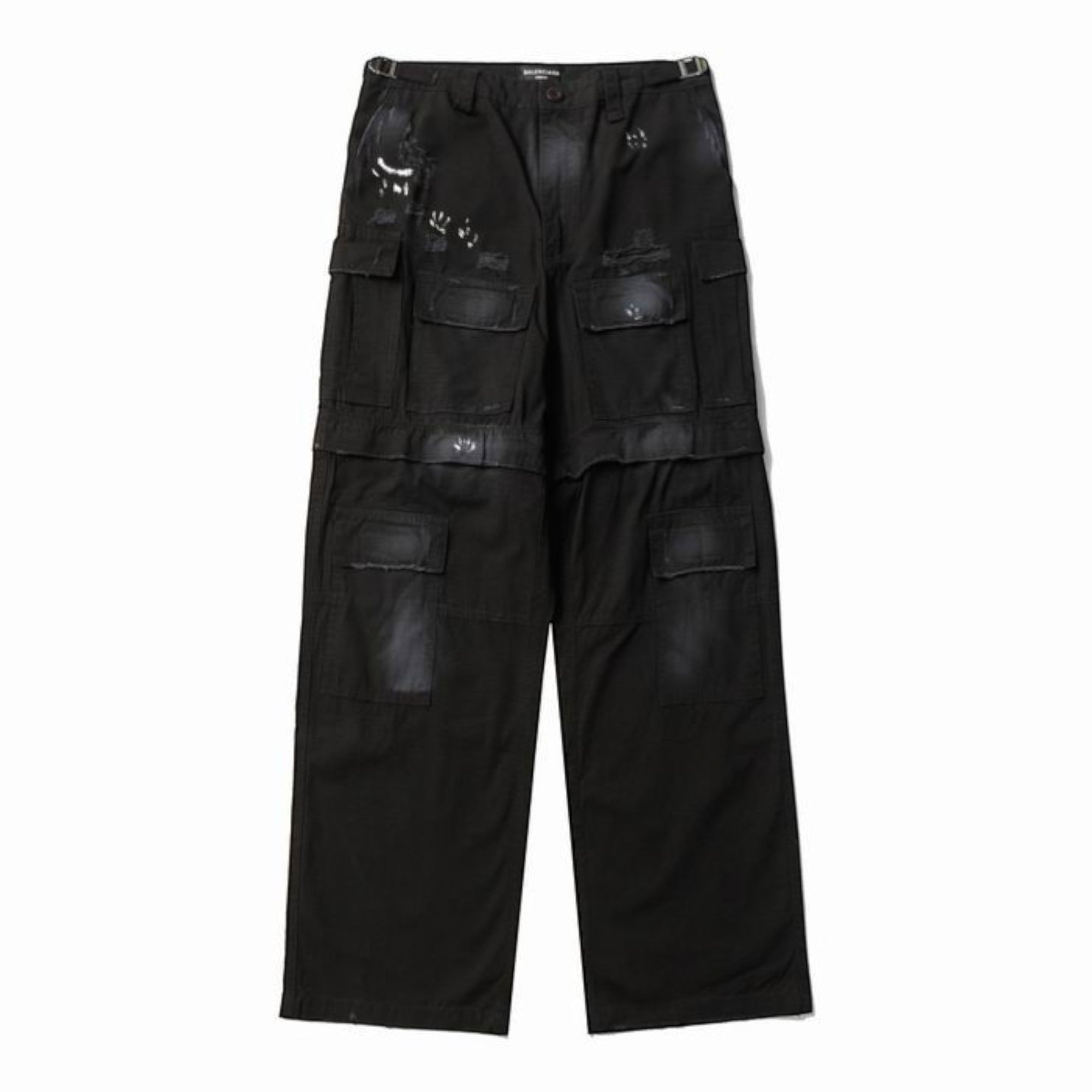 Large Cargo Pants Black