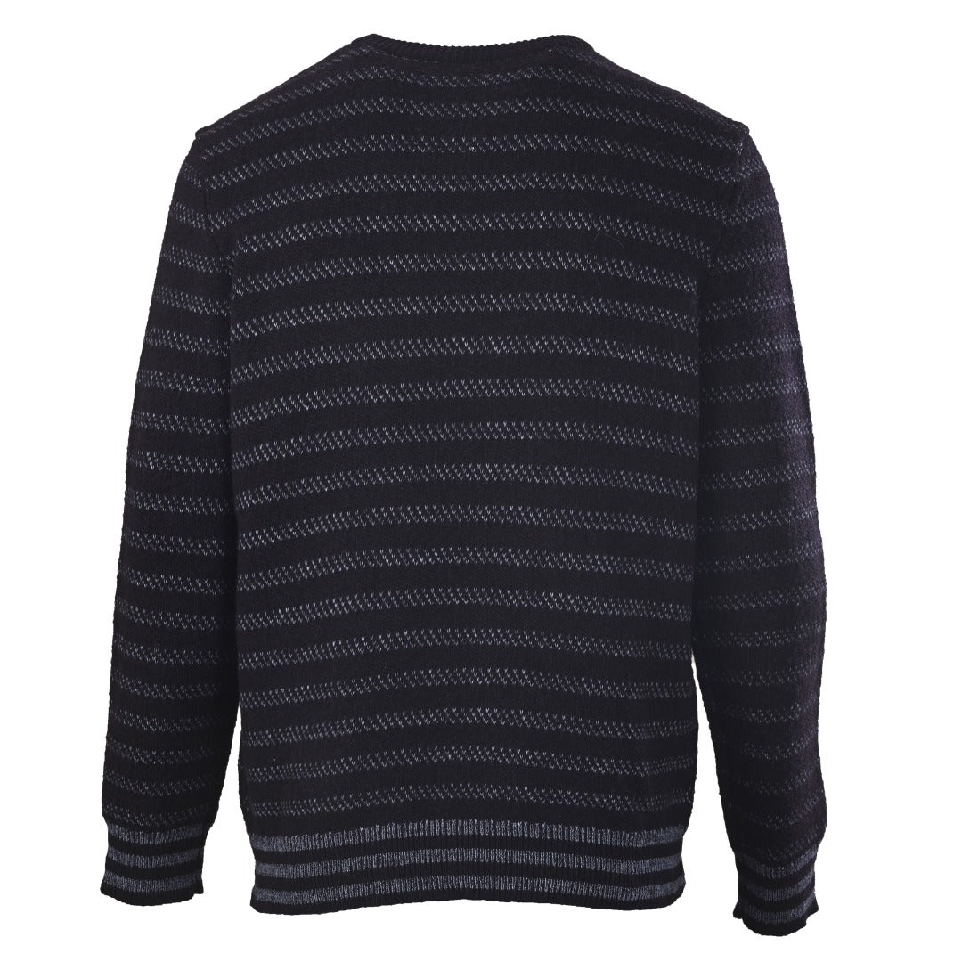 Anagram Striped Dark Navy Blue