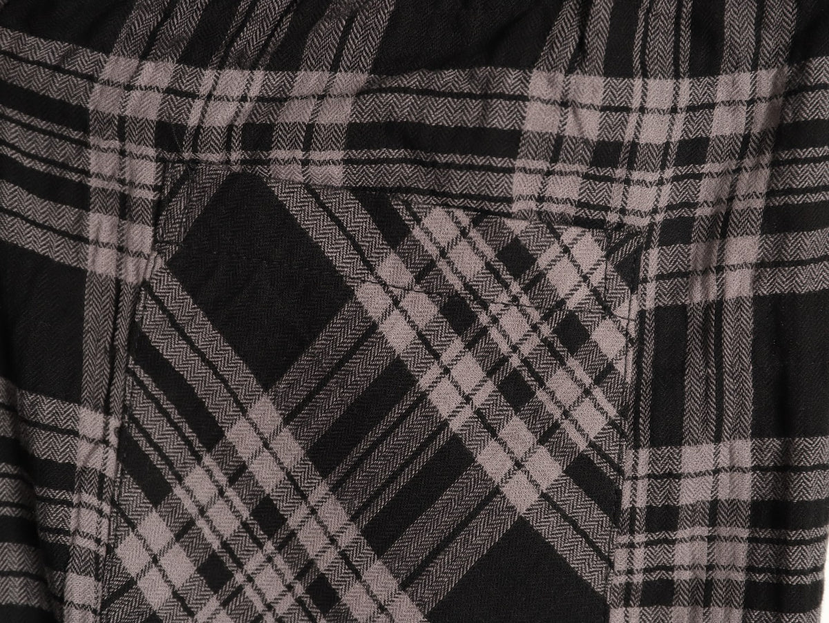 x Sean Wotherspoon Plaid Flannel Beach Pants Black & Grey