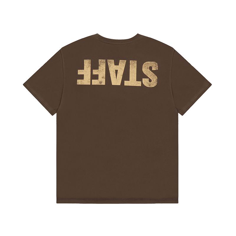 Staff Logo Graphic T-Shirt Brown