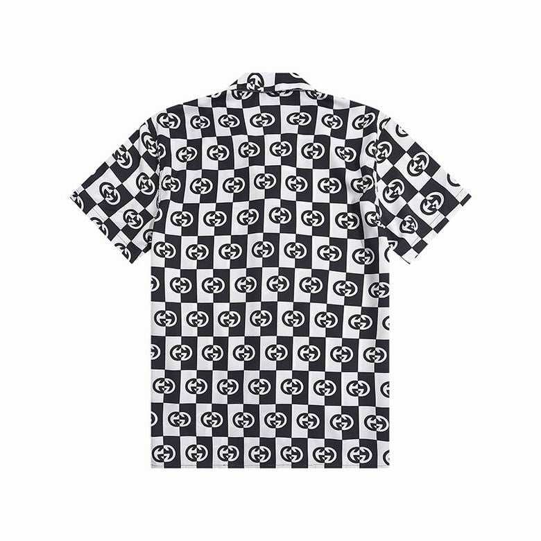 Interlocking G Checkerboard Print