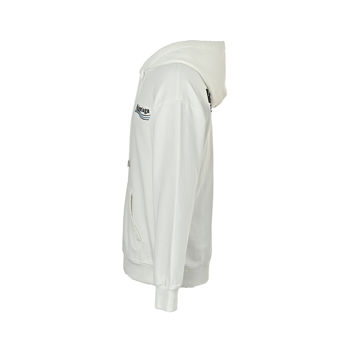Political Campaign Medium Fit Hoodie White
