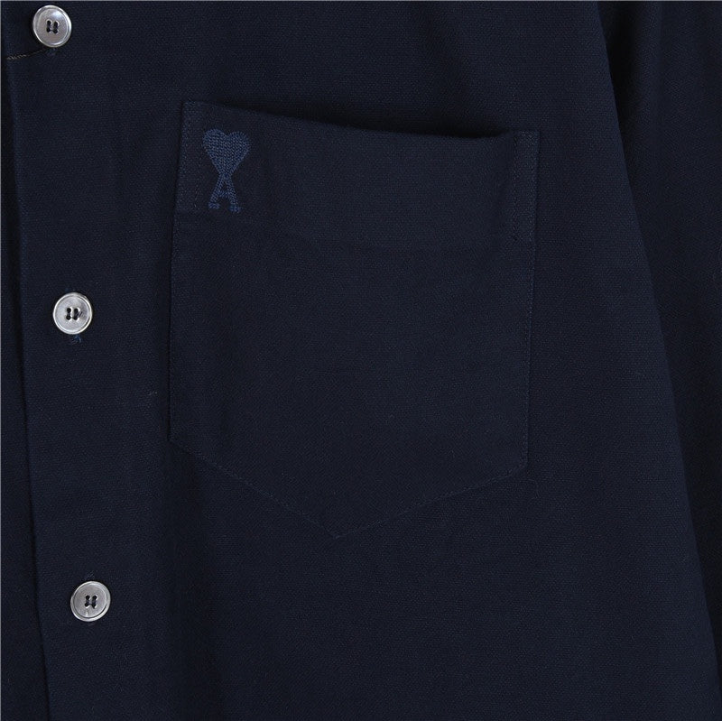 Ami de Coeur Embroidered Navy Blue