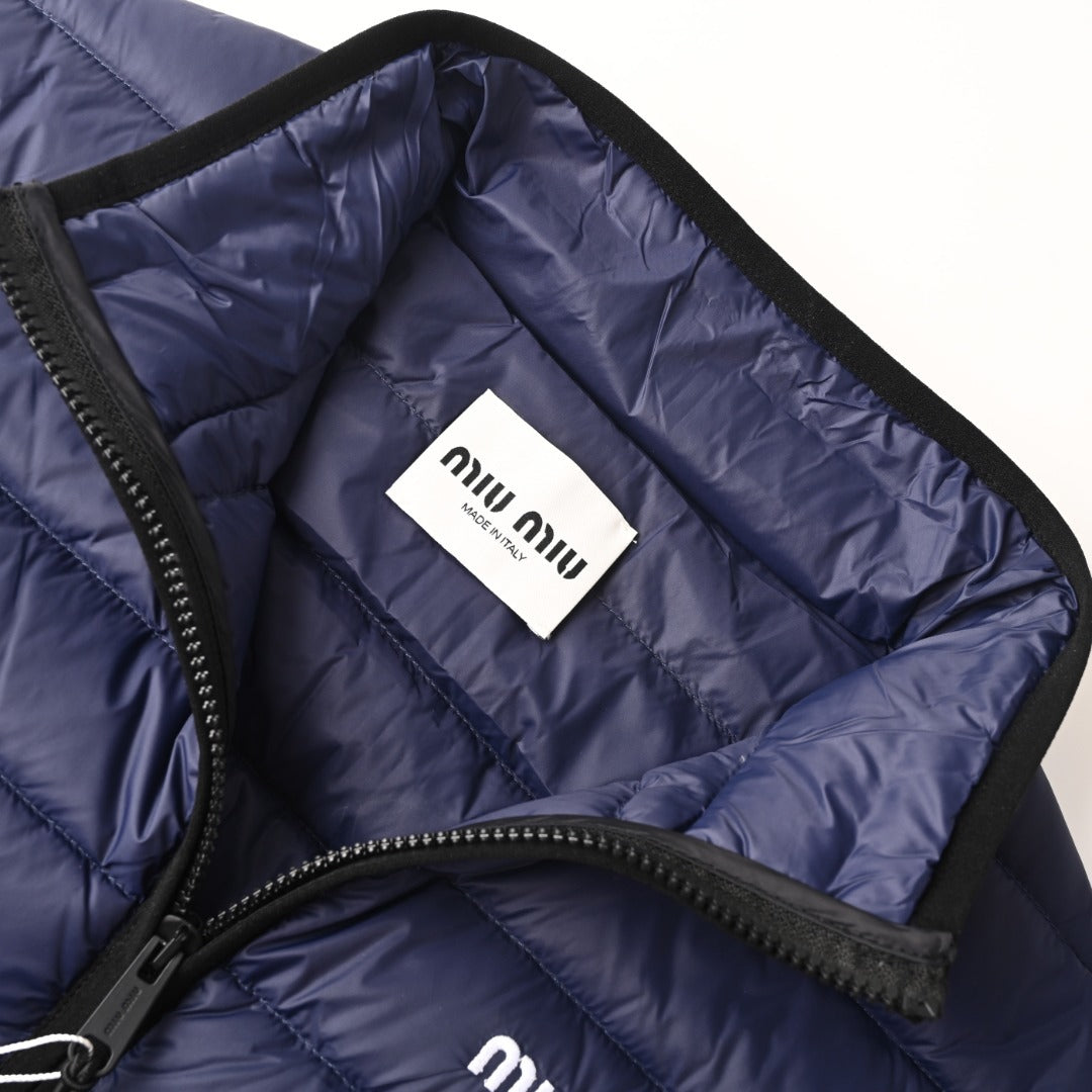 Light Pongé Down Navy Blue