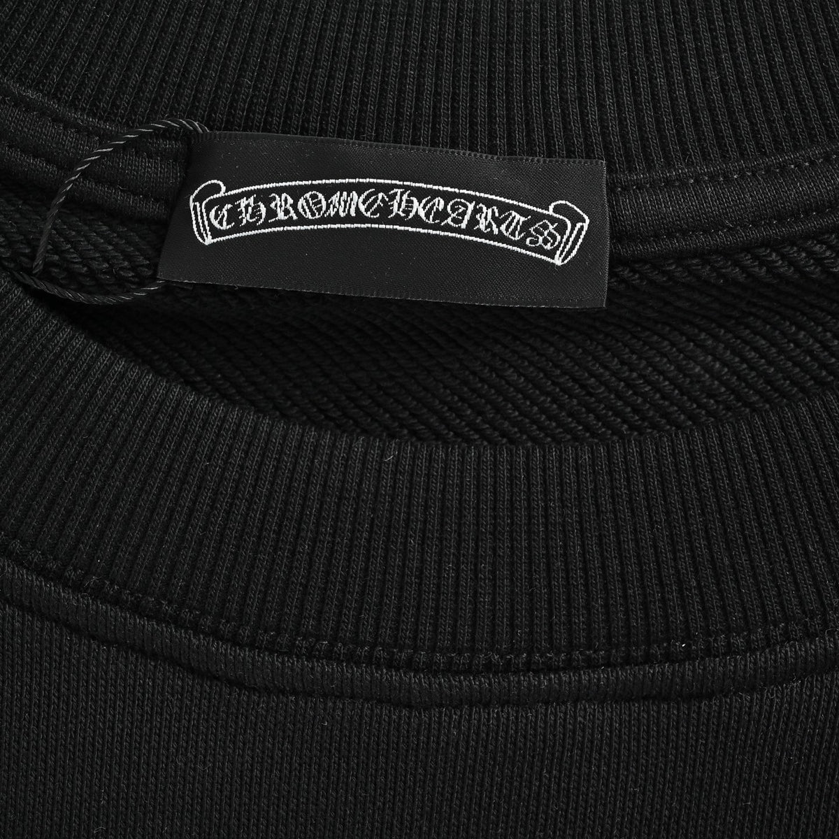 Horseshoe Logo Crewneck Sweatshirt Black