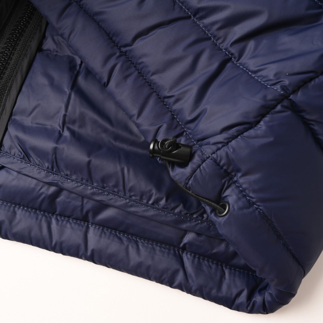Light Pongé Down Navy Blue