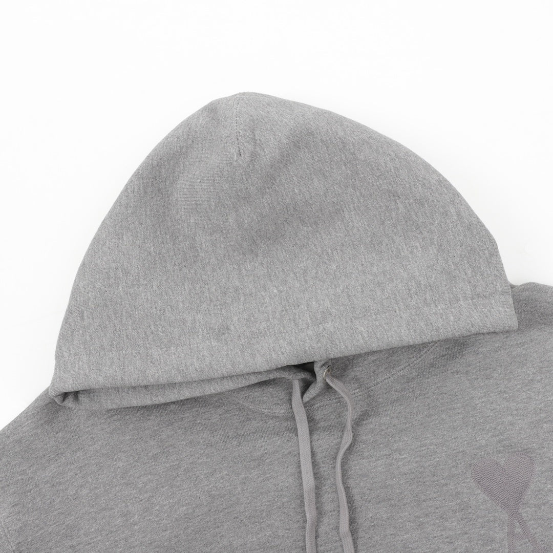Ami de Coeur Embossed Heart Grey