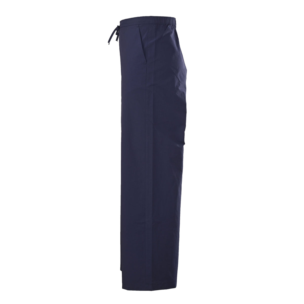 Wide-Leg Drawstring Navy Blue
