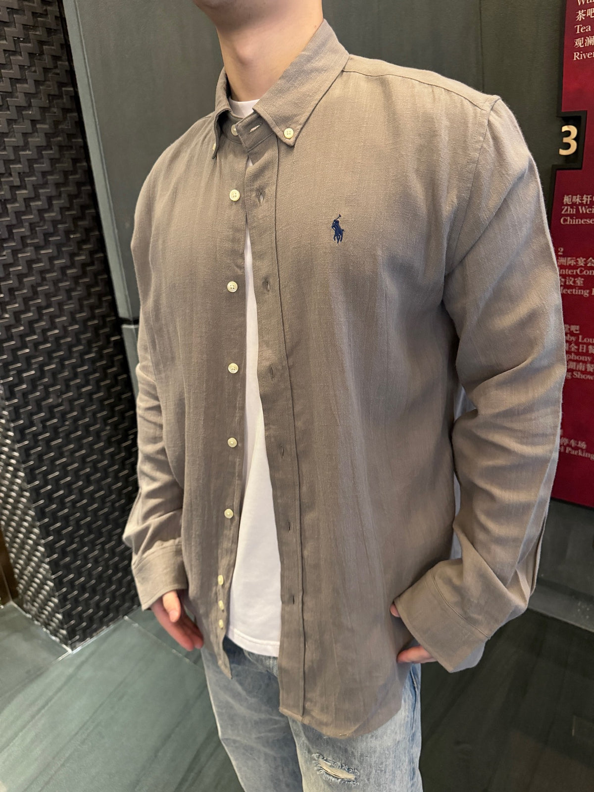 Button-Down Shirt Sage Green