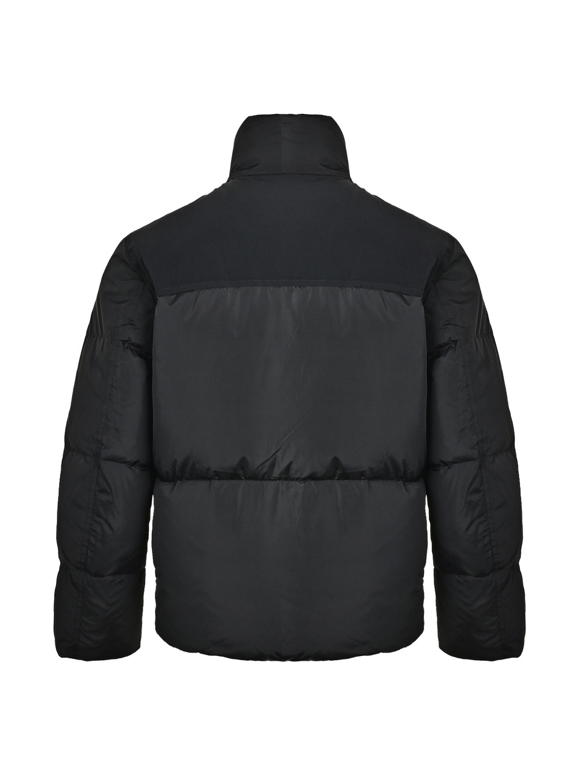Cropped Re-Nylon Down Black