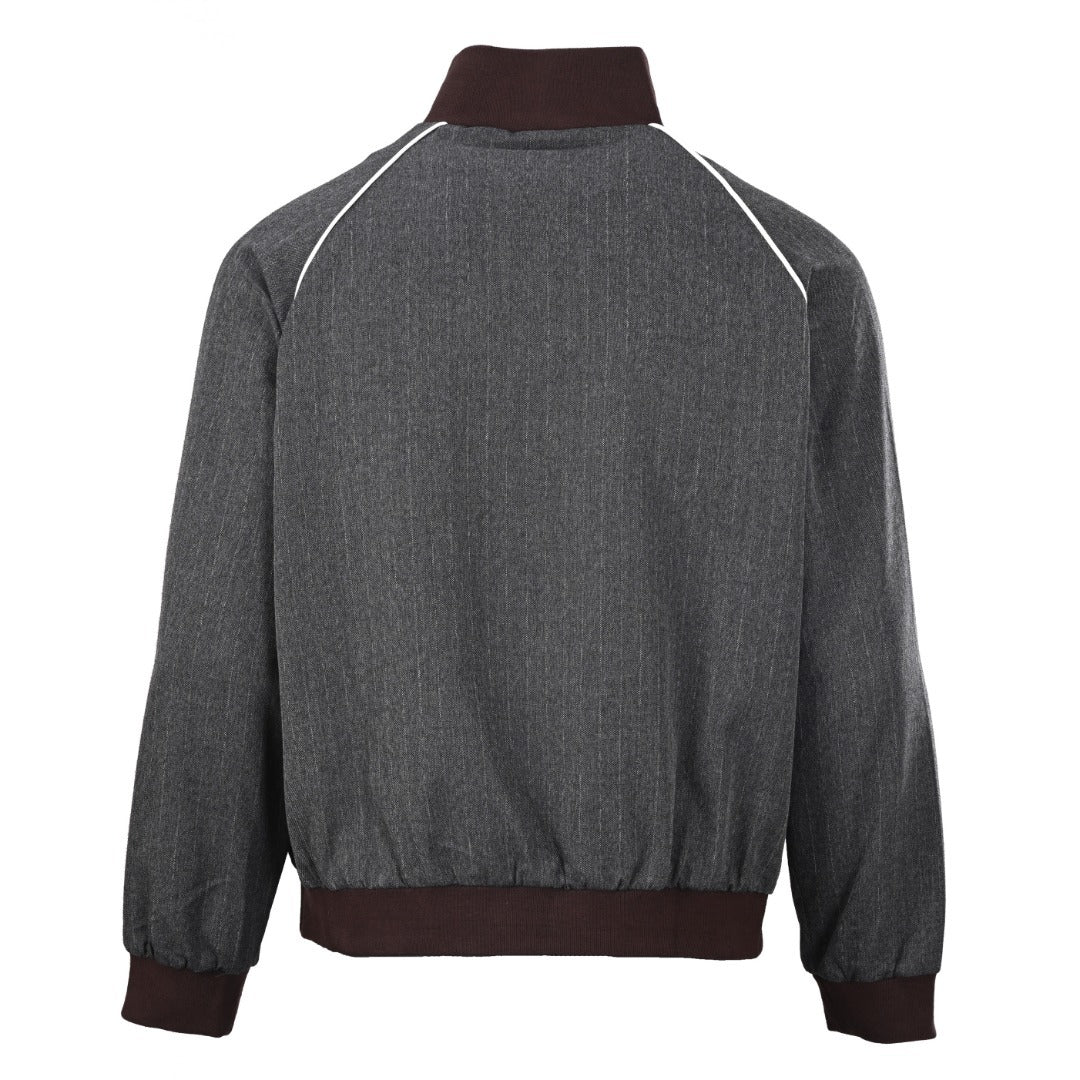Logo Pinstripe Grey