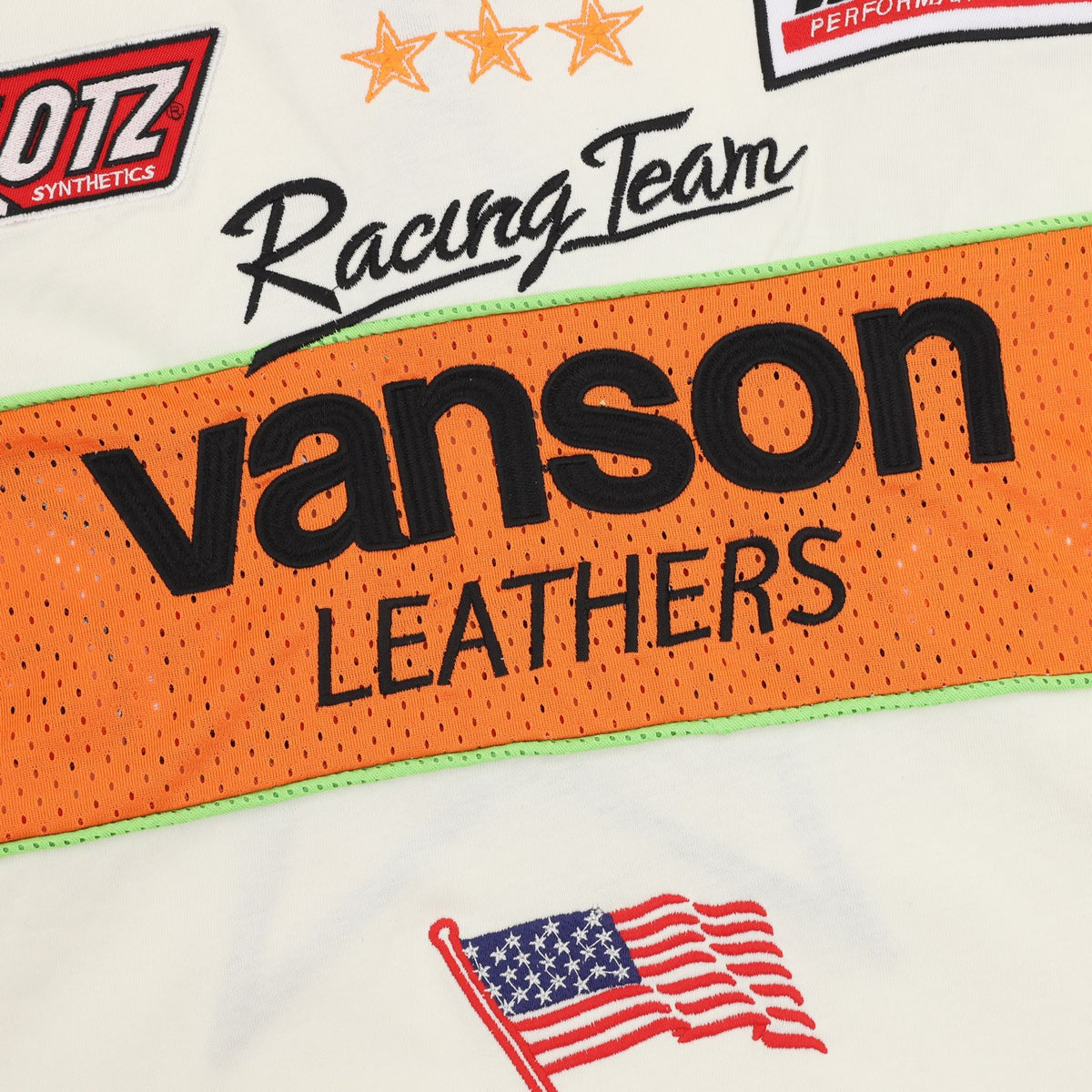 L/S x Vanson Leathers White