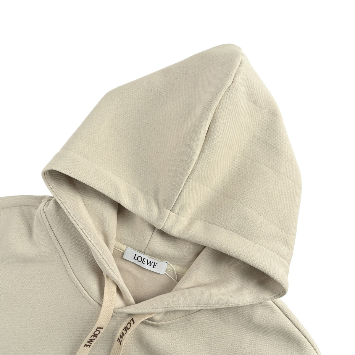 Anagram Puzzle Patch Hoodie Cream