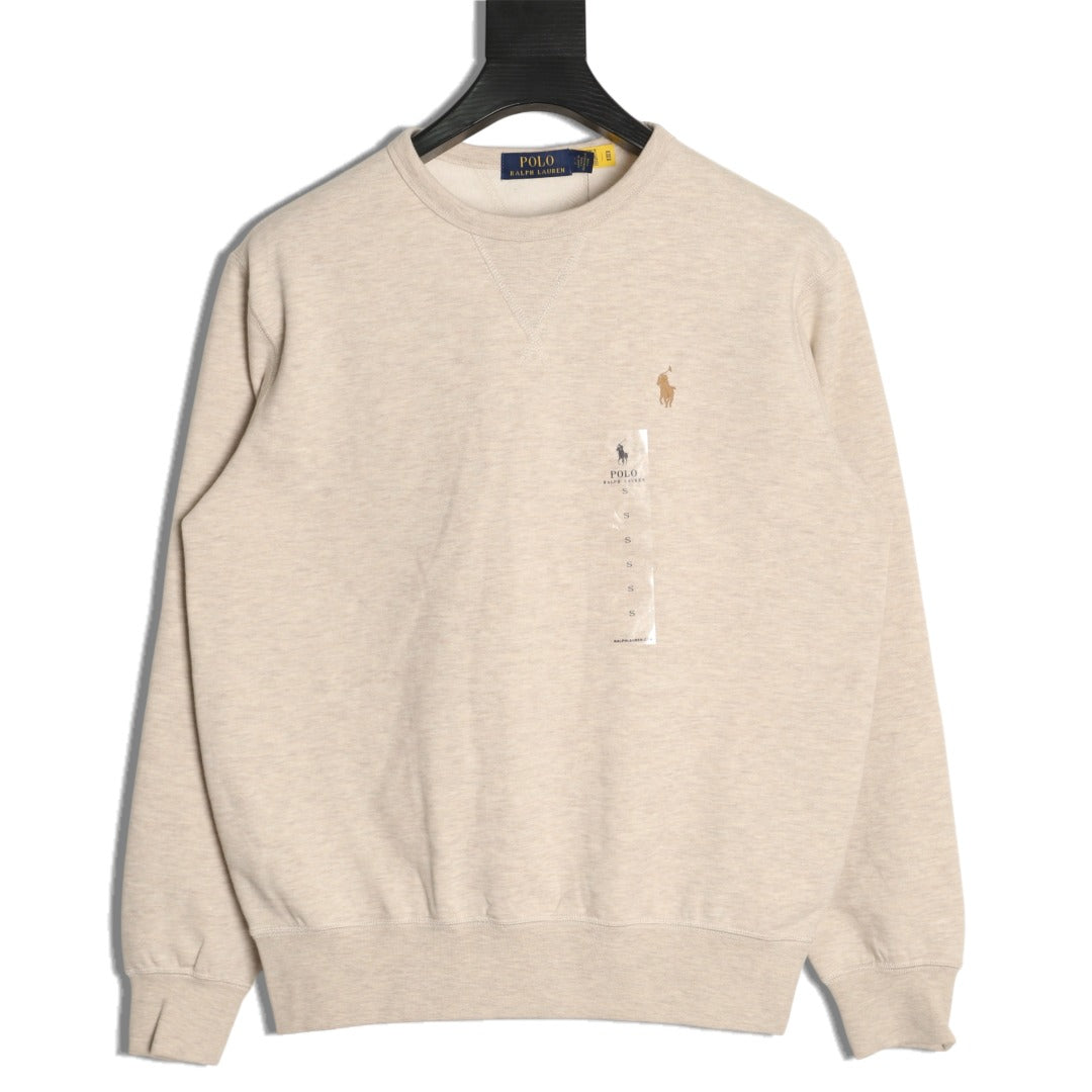 Double-Knit Crew Sweatshirt Tuscan Beige Heather